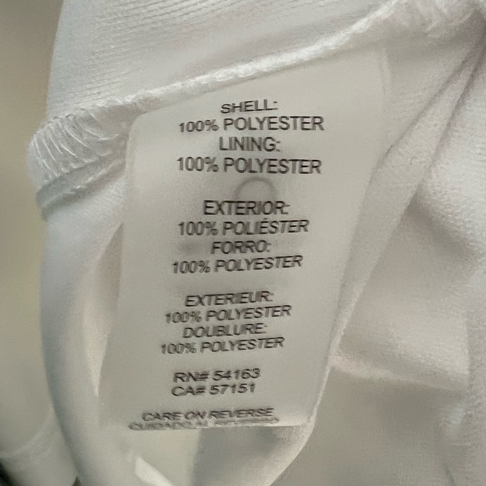 Tommy Hilfiger White Ruffle Mini Dress Size 16 - Picture 5 of 6